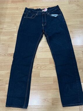 CHAMS Vintage Y2K Slim Fit Size 34 Men’s Dark Wash Denim Jeans